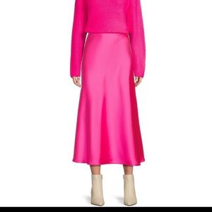 Antonio Melani Blakely Satin Ultra Pink slip skirt